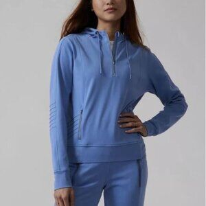 Athleta NWOT Venice Moto Hoodie - M  Blue